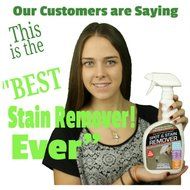 Carpet &amp; Upholstery Cleaning Solution Spot &amp; Stain Remover Spray 32 Oz. Free Spot Removal Guide. Best Concentrated... N7