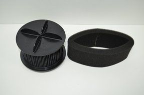 Bissell Style 9/10/12 PowerForce Inner and Outer Circular Filter Set Replaces 32064 Fits PowerForce 6579, 6595... N4