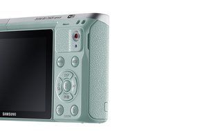 Samsung NX Mini 20.5MP CMOS Smart WiFi &amp; NFC Mirrorless Digital Camera with 9-27mm Lens and 3" Flip Up LCD Touch... N53