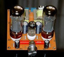 Gowe&reg; Hifi Tube 6N2+EL34 Single-ended Class A Power Amplifier Board Diy Kit