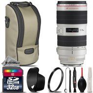 Canon EF 70-200mm f/2.8L IS II USM Lens + 32GB Class 10 High-Speed Memory Card + UV Filter + Lens Cap Holder +...