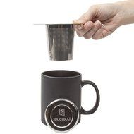 Tea Infuser Strainer + Spoon by Bar Brat / Premium Micro Filter Stainless Steel Steeper / 110 Cocktail Shaker... N3