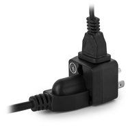Yubi Power 2 in 1 Universal Travel Adapter with 2 Universal Outlets - Built in Surge Protector - 3 Pack - Black... N36