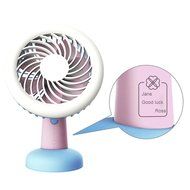 LIWUYOU Summer Mini Handheld Fan Battery Operated USB Rechargeable Outdoor Small Portable Fan Lamp LED Lights... N5