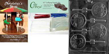 Cybrtrayd P014 Statue of Liberty Lolly Chocolate Candy Mold with Exclusive Cybrtrayd Copyrighted Chocolate Molding...