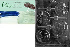 Cybrtrayd P014 Statue of Liberty Lolly Chocolate Candy Mold with Exclusive Cybrtrayd Copyrighted Chocolate Molding... N3