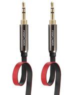 FosPower [4ft] 3.5mm Male to 3.5mm Male [AUX] Stereo Audio Cable - 24K Gold Plated Flat Tangle-Free Auxiliary... N31