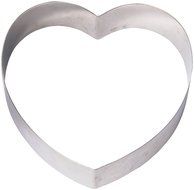 Fat Daddio's Stainless Steel Heart Cake and Pastry Ring, 5.625 Inch x 2 Inch