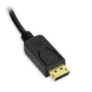 BuyCheapCables&reg; 6 Feet DisplayPort to HDMI Cable - Gold Plated Video Adapter Converter Male to Male in Black N8
