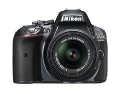 Nikon D5300 DX-format Digital SLR Kit w/ 18-55mm VR II and 55-300mm VR Lens Kit (Black) N28
