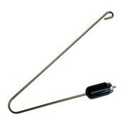 Antenna with Coaxial Connection F Connector for use with Gate receiver 8" long and a protective rubber