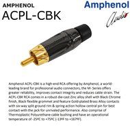 1 Foot RCA Cable Pair - Made with Mogami 2964 High-Definition Audio Interconnect Cable and Amphenol ACPL Black... N7