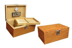 Prestige Import Group 130 Ct. Lacquer Bubinga Finish w/Tray &amp; Polished Hardware