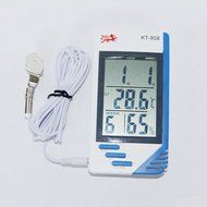 White Portable Monitor LCD Digital Thermometer Hygrometer Indoor Outdoor Tester N2