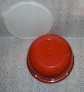 Vintage Tupperware Mixing Bowl Set 4 + 8 Cup Harvest Colors