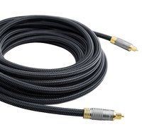 Forspark Digital Optical Audio 24k Gold Plated Toslink Cable 3ft- Cl3 Rated N4