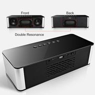 LNKOO Wireless Bluetooth Speakers Portable Stereo Hifi Music Radio Player Indoor (Silver) N11