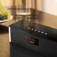 LNKOO Wireless Bluetooth Speakers Portable Stereo Hifi Music Radio Player Indoor (Silver) N12