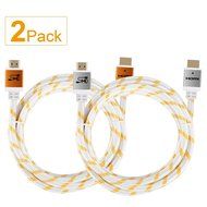 Super HD 4kx2k Ultra 2.0V HDMI Cable Support 3D, Ethernet, 1080P and Audio Return Channel(ARC), 50 Feet - Golden N21