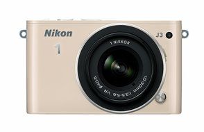 Nikon 1 J3 14.2 MP HD Digital Camera System with 10-30mm VR and 30-110mm VR 1 NIKKOR Lenses (White) N3