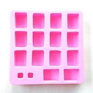 Wocuz W0609 Mahjong Silicone Cake Candy Chocolate Fondant Mold Craft Mold DIY Handmade Molds Decorating