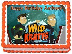 Wild Kratts Edible Frosting Sheet Cake Topper - 1/4 Sheet