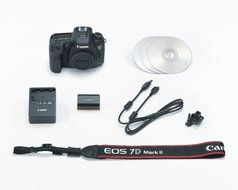Canon EOS 7D Mark II Digital SLR Camera Body Wi-Fi Adapter Kit N6