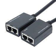 JahyShow&reg; HDMI Over RJ45 CAT5e CAT6 LAN Ethernet Balun Extender Repeater Up to 100ft 1080P N4