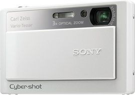 Sony Cybershot DSC-T20 8MP Digital Camera with 3x Optical Zoom and Super Steady Shot (White) N14