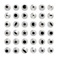 Kootek 42 Pieces Cake Decorating Supplies Kit Tips Stainless Steel Icing Tip Set Tools with 2 Silicone Pastry...