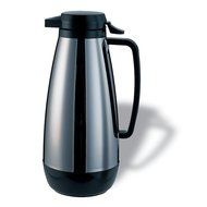 Service Ideas ML501CH/BL Metallic Luster Server, 0.6 L, Chrome/Black