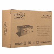 ELEGIANT 12V 2A 15W x 2 HiFi Mini Amplifier with LED Light 2.0 Channel Bass Power AMP for Car Motorbike Home Boat...