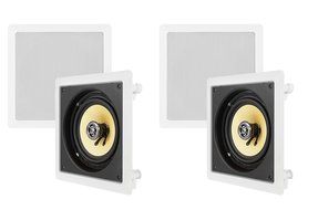 4) VM Audio 5.25" 150W 2-Way In-Ceiling/Wall Surround Speakers (Four) | WS525-E N2