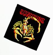 Scorpions Rock Music Band Embroidered Iron on Applique Music Patch for Collection with By Botan N2
