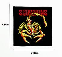 Scorpions Rock Music Band Embroidered Iron on Applique Music Patch for Collection with By Botan N3