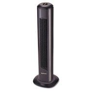 Oscillating Tower Fan, Three-Speed, Black