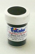 TruColor Natural Gel Paste Powder (Lg. Jar) Super Black Gel Paste