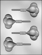 CK Products 2-1/2-Inch Balloon Cluster Sucker Chocolate Mold