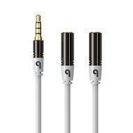 PlugLug - 4FT 3.5mm Male to Female Premium Auxiliary Audio Cable for Headphones, iPods, iPhones, iPads, Home /... N111