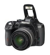 Pentax K-50 16MP Digital SLR Camera Kit with DA L 18-55mm WR f3.5-5.6 Lens (White) N18