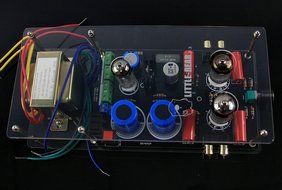 Nobsound Hifi 6N3+6Z4 tube valve Pre-AMP Class A Audio Stereo preamplifier include transformer Acrylic sheet