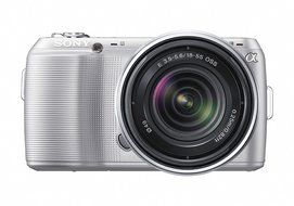 Sony Alpha NEX-C3 16 MP Compact Interchangeable Lens Digital Camera Kit with 18-55mm Zoom Lens (Silver) N7