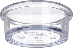 Carlisle 036207 SAN Standard Ramekin, 2.50-oz. Capacity, 1.12 x 3.00", Clear (Case of 48) N2