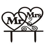 Ecape Creative Mr and Mrs Personalized Wedding Cake Toppers Deer Cake Topper for Special Events N5