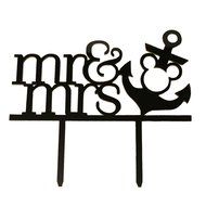 Ecape Creative Mr and Mrs Personalized Wedding Cake Toppers Deer Cake Topper for Special Events N6