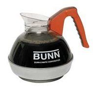 Bunn-O-Matic Corporation : 12-Cup Unbreakable Decanter, Decaf, Orange Handle -:- Sold as 2 Packs of - 1 - / -...