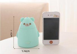 Mini Little bear Mist Humidifier USB powered USB Air Mist Humidifier for Bedrooms, Living Rooms,Car,Home and Office N2