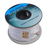 C&amp;E 500 feet 14AWG 4 Conductor Solid Copper, Oxygen-Free Speaker Wire Cable. N6