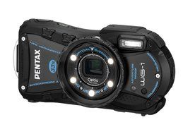 Pentax Optio WG-1 Digital Camera - Black (14MP, 10m Water Proof, 1.5m Shock Proof, 5 x Wide Angle Optical Zoom... N5