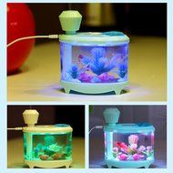 Essential Oil Diffuser, Pretty Handy Ultrasonic Humidifier Mini Fish Tank Mist Humidifier Night Lights Air Humidifier... N10